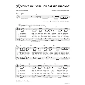Produktbild des Artikels Wenn's mal wirklich darauf ankommt (Chor) (Noten - Download)