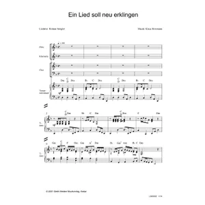 Produktbild des Artikels Ein Lied soll neu erklingen (Noten - Download)