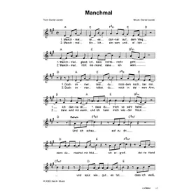 Produktbild des Artikels Manchmal (Noten - Download)