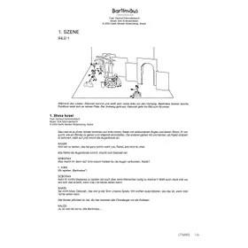 Produktbild des Artikels Bartimäus (Szenentexte) (Noten - Download)