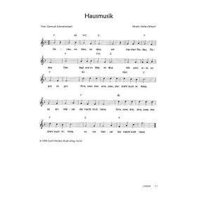 Produktbild des Artikels Hausmusik (Noten - Download)