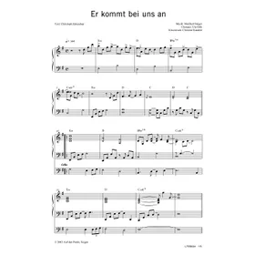 Produktbild des Artikels Er kommt bei uns an (Noten - Download)