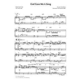 Produktbild des Artikels God Gave Me A Song (Noten - Download)
