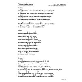 Produktbild des Artikels Flügel schenken (Noten - Download)