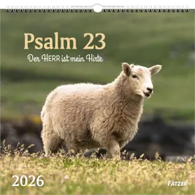 Produktbild des Artikels Psalm 23 - Wandkalender 2026 (Kalender - Spiralbindung)