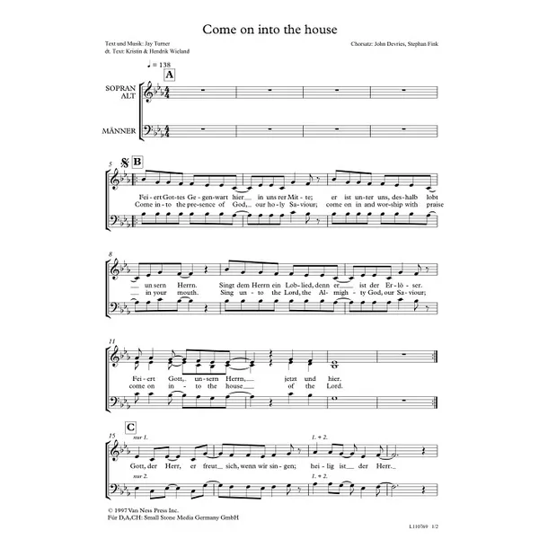 Produktbild des Artikels Feiert Gottes Gegenwart (Noten - Download)