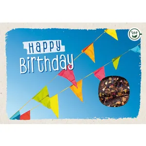 Produktbild des Artikels Teekarte - Happy Birthday (Lebensmittel)