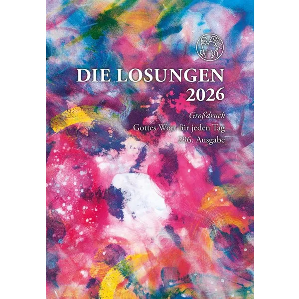 Produktbild des Artikels Losungen 2026 bunt, Geschenkausgabe - Großdruck (Kalender - Kartoniert)