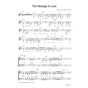 Produktbild des Artikels The Message Is Love (Noten - Download)