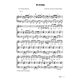 Produktbild des Artikels So fromm (Noten - Download)