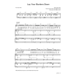 Produktbild des Artikels Lay Your Burdens Down (Noten - Download)