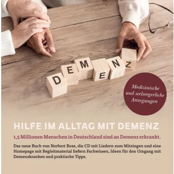 Produktbild des Artikels Flyer "Demenz Buch & CD" - einzeln (Werbemittel)