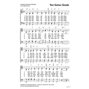 Produktbild des Artikels Von Gottes Gnade (Noten - Download)
