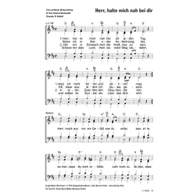 Produktbild des Artikels Herr, halte mich nah bei dir (Noten - Download)