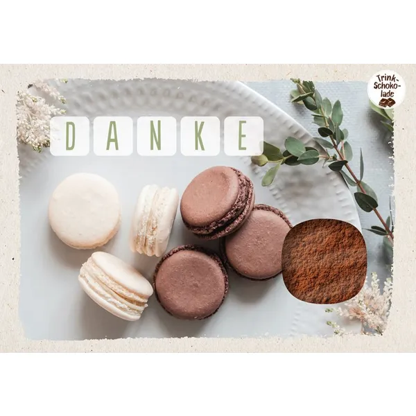 Produktbild des Artikels Schokokarte - Danke (Lebensmittel)