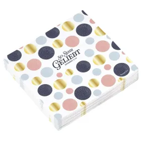 Produktbild des Artikels Servietten "So sehr geliebt" ()
