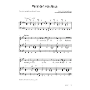 Produktbild des Artikels Verändert von Jesus (Noten - Download)