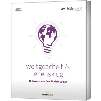 Produktbild des Artikels bibletunes: weltgescheit & lebensklug - Hörbuch (Hörbuch/Hörspiel - MP3-CD)