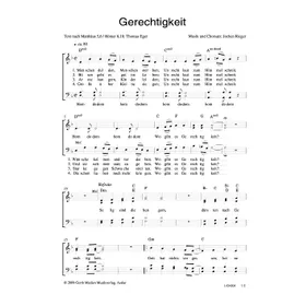 Produktbild des Artikels Gerechtigkeit (Noten - Download)
