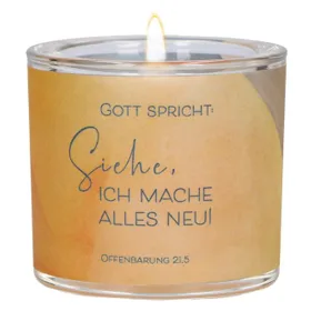 Produktbild des Artikels Windlicht LichtMomente "Siehe, ich mache alles neu!" ()