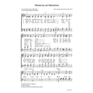Produktbild des Artikels Weißt du um Menschen (Noten - Download)
