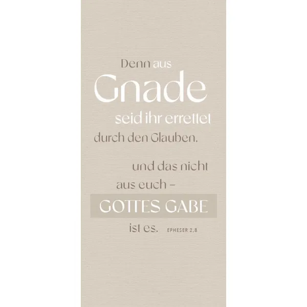 Produktbild des Artikels Metallschild: Aus Gnade ()