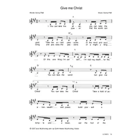 Produktbild des Artikels Give Me Christ (Noten - Download)