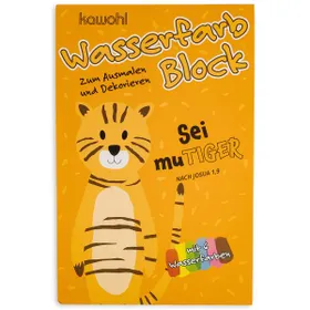Produktbild des Artikels Wasserfarbblock "Sei muTiger" ()