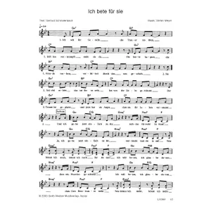 Produktbild des Artikels Ich bete für sie (Noten - Download)