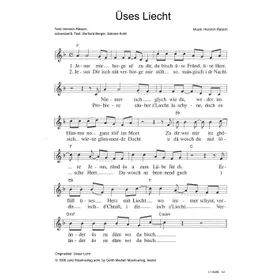 Produktbild des Artikels Üses Liecht (Noten - Download)
