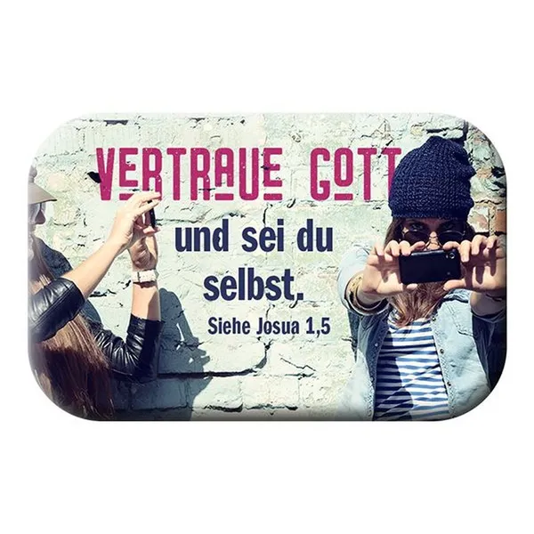 Produktbild des Artikels Magnet - Vertraue Gott (Schreibwaren)