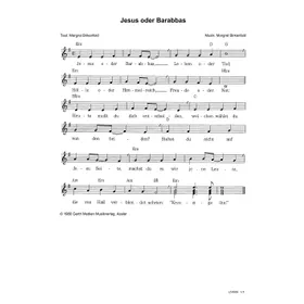 Produktbild des Artikels Jesus oder Barabbas (Noten - Download)