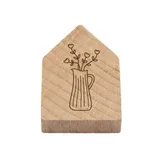 Stimmungsbild zu Holzhaus Magnet "Blumenkanne"