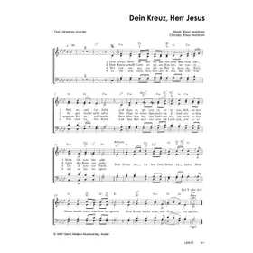 Produktbild des Artikels Dein Kreuz, Herr Jesus (Noten - Download)