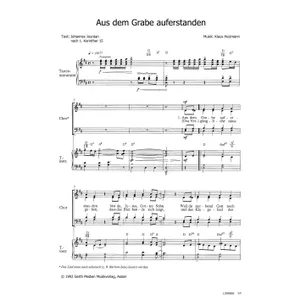 Produktbild des Artikels Aus dem Grabe auferstanden (Noten - Download)