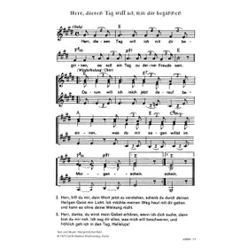 Produktbild des Artikels Herr, diesen Tag will ich mit dir beginnen (Noten - Download)