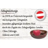 Stimmungsbild zu Schafmilchseife Herz "Viel Glück und viel Segen"