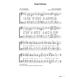 Produktbild des Artikels Singt Halleluja (Noten - Download)
