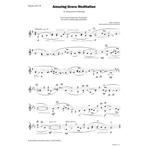 Produktbild des Artikels Amazing Grace Meditation (Noten - Download)