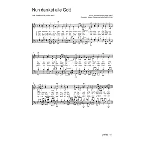 Produktbild des Artikels Nun danket alle Gott (Noten - Download)