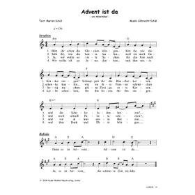 Produktbild des Artikels Advent ist da (Noten - Download)