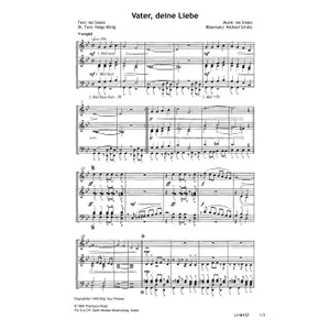 Produktbild des Artikels Vater, deine Liebe (Noten - Download)