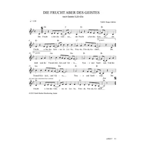 Produktbild des Artikels Die Frucht aber des Geistes (Noten - Download)