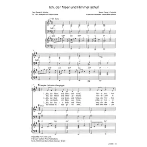 Produktbild des Artikels Ich, der Meer und Himmel schuf (Noten - Download)