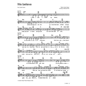 Produktbild des Artikels We Believe (Noten - Download)