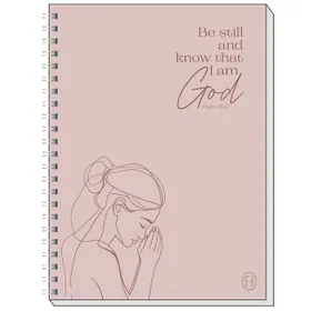 Produktbild des Artikels Memo Block A5: Be still and know that I am God (Schreibwaren - Spiralbindung)