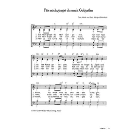 Produktbild des Artikels Für mich gingst du nach Golgatha (Noten - Download)