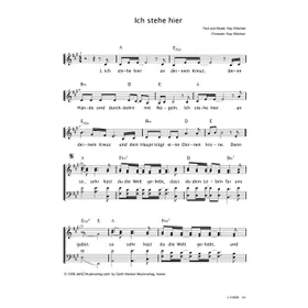 Produktbild des Artikels Ich stehe hier (Noten - Download)