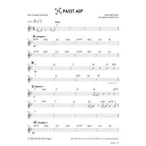 Produktbild des Artikels Passt auf (Bandsheet) (Noten - Download)