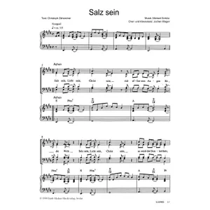 Produktbild des Artikels Salz sein (Noten - Download)